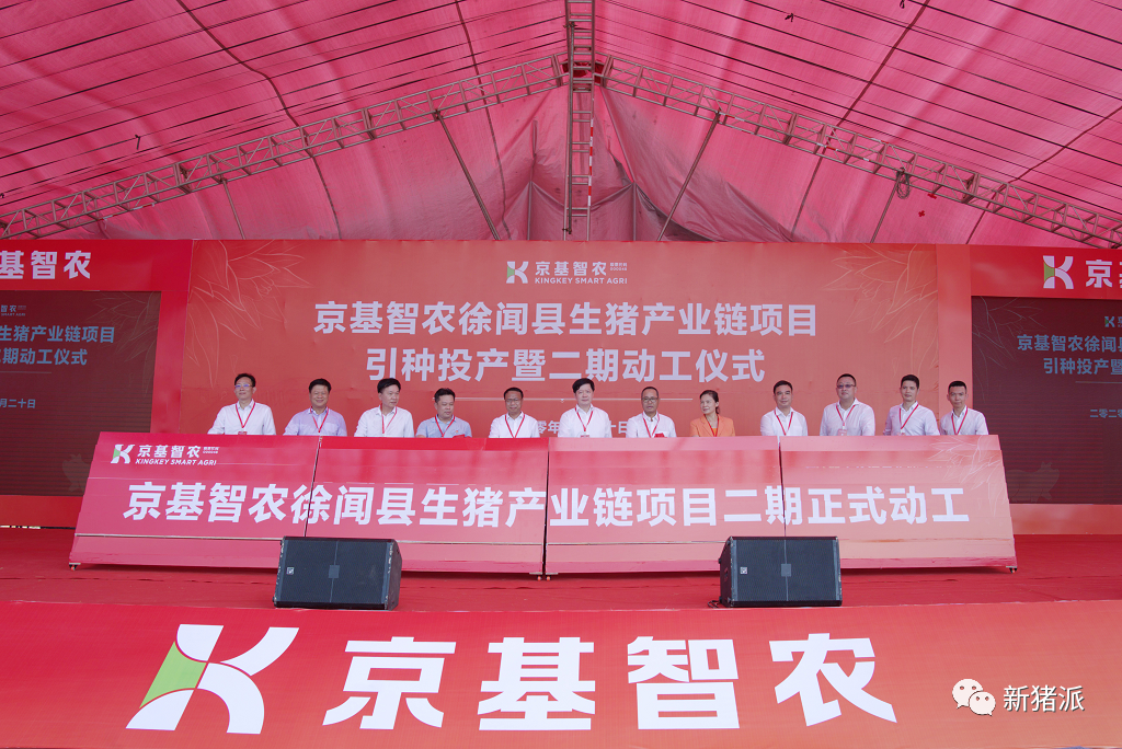 深圳速度!京基智农徐闻项目正式投产,100万头生猪产能正在兑现