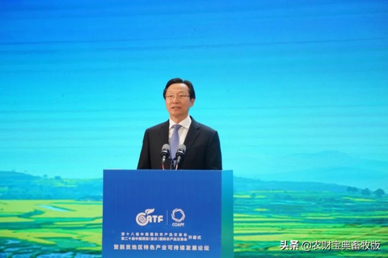 扬翔亮相第十八届中国国际农产品交易会，莫金枝董事长汇报产业扶贫产业