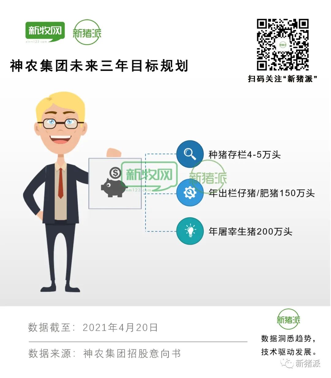出栏41万头！神农集团拟募资21亿元，新建10大项目150万头产能