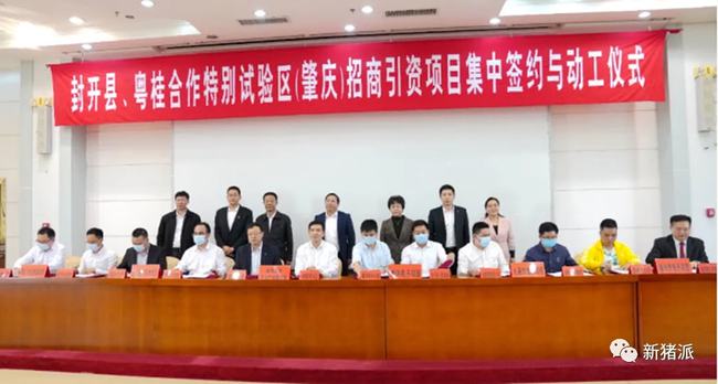 总投资44亿!越秀封开养猪项目正式动工,向1000万头目标进发